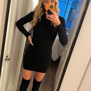 RTA Rib Knit Mini Dress